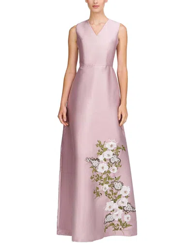 Kay Unger Aurelia Gown In 1326-wood Rose