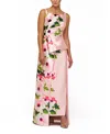 Kay Unger Barbara Walk Thru Gown In Pink