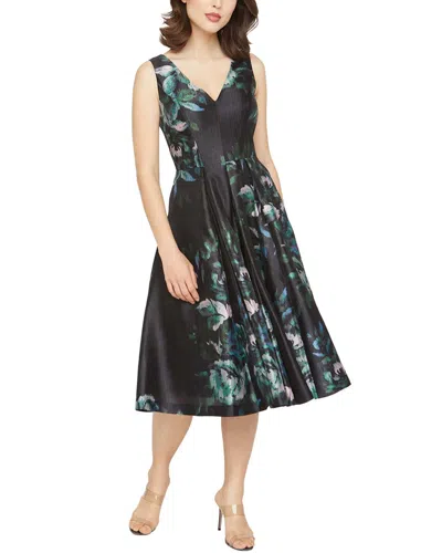 Kay Unger Brooke Midi Dress In Black