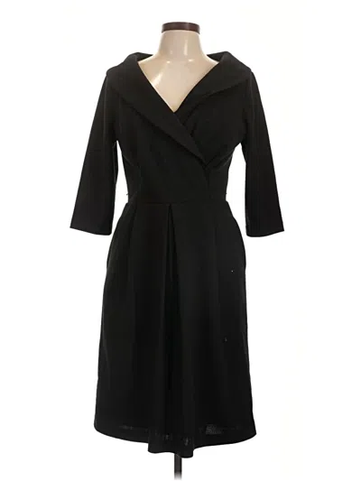 Pre-owned Kay Unger Casual Dress In Black