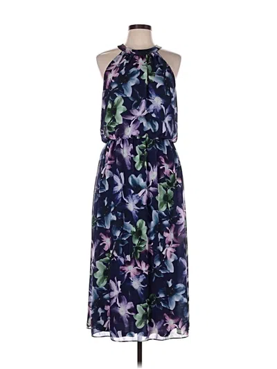 Pre-owned Kay Unger Casual Dress In Blue