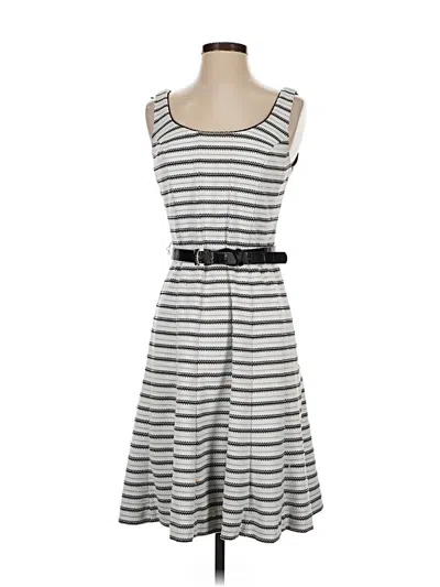 Pre-owned Kay Unger Casual Dress In Gray