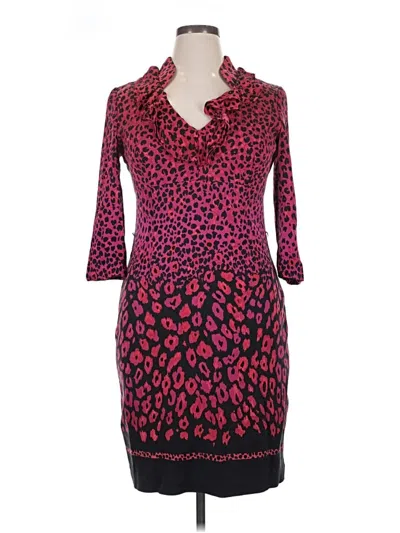 Pre-owned Kay Unger Casual Dress In Pink