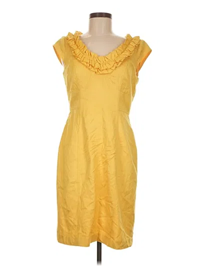 Pre-owned Kay Unger Casual Dress In Yellow