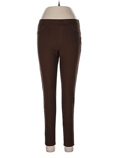Pre-owned Kay Unger Casual Pants In Brown