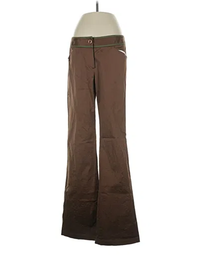Pre-owned Kay Unger Casual Pants In Brown
