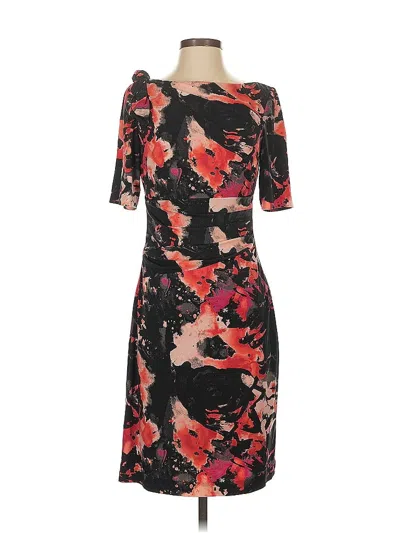 Pre-owned Kay Unger Cocktail Dress In Black