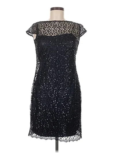 Pre-owned Kay Unger Cocktail Dress In Black