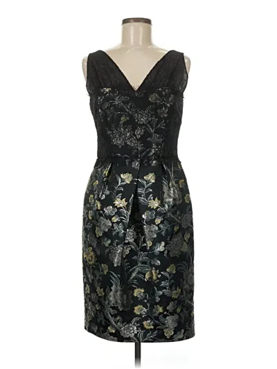 Pre-owned Kay Unger Cocktail Dress In Black