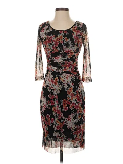 Pre-owned Kay Unger Cocktail Dress In Black