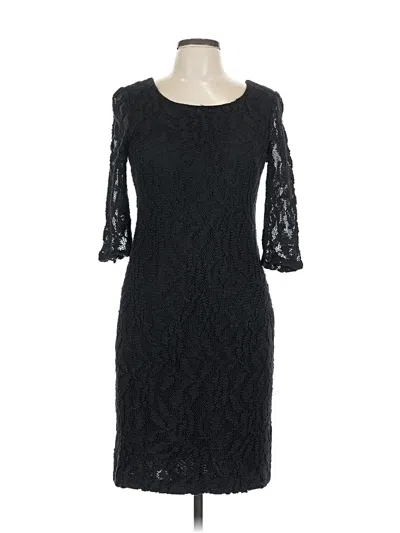 Pre-owned Kay Unger Cocktail Dress In Black