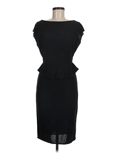 Pre-owned Kay Unger Cocktail Dress In Black