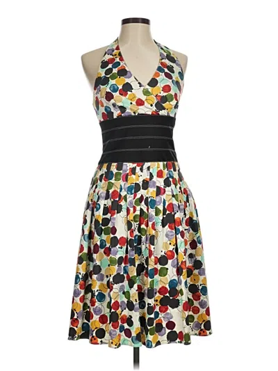 Pre-owned Kay Unger Cocktail Dress In Black