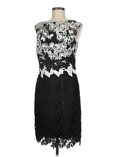 Pre-owned Kay Unger Cocktail Dress In Black