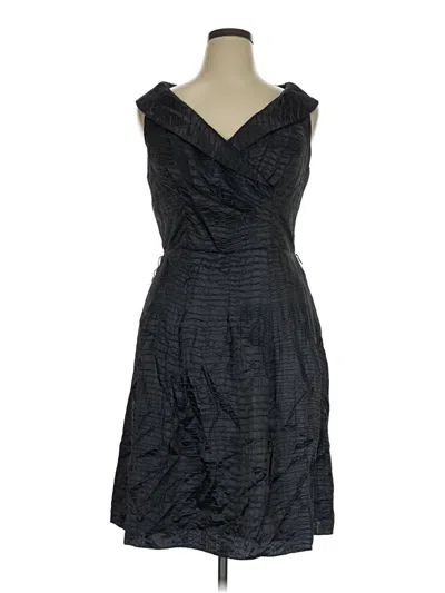 Pre-owned Kay Unger Cocktail Dress In Black