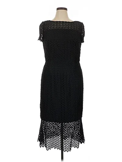 Pre-owned Kay Unger Cocktail Dress In Black
