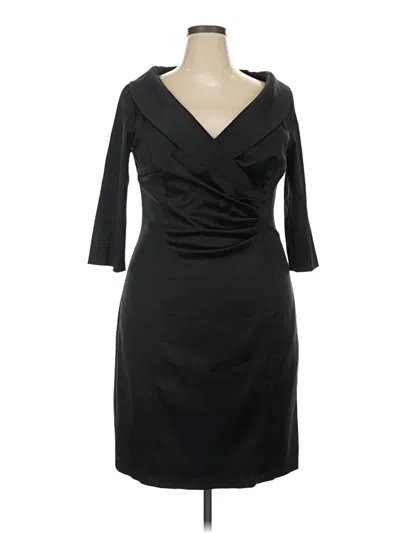 Pre-owned Kay Unger Cocktail Dress In Black