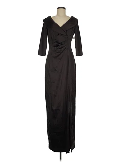 Pre-owned Kay Unger Cocktail Dress In Black