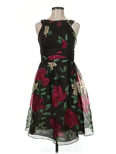 Pre-owned Kay Unger Cocktail Dress In Black