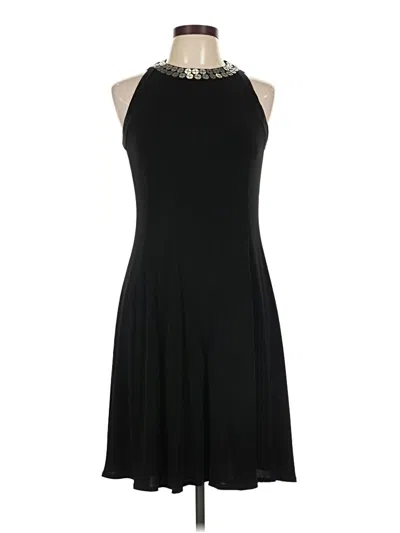 Pre-owned Kay Unger Cocktail Dress In Black