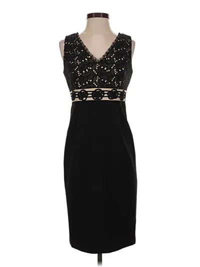 Pre-owned Kay Unger Cocktail Dress In Black