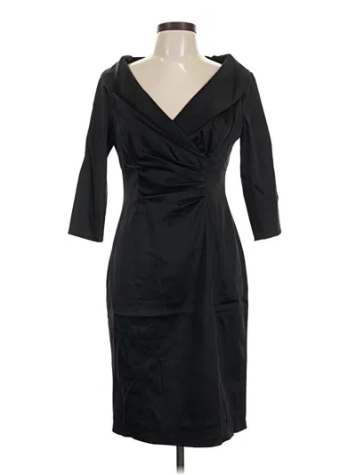 Pre-owned Kay Unger Cocktail Dress In Black