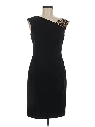 Pre-owned Kay Unger Cocktail Dress In Black