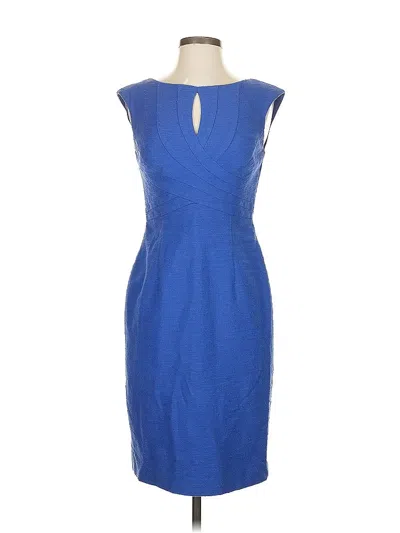 Pre-owned Kay Unger Cocktail Dress In Blue