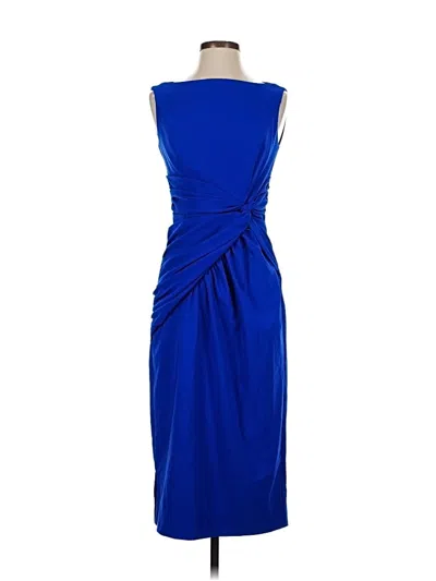Pre-owned Kay Unger Cocktail Dress In Blue