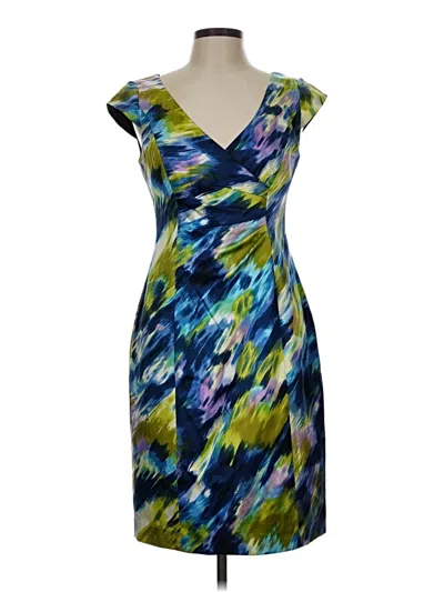 Pre-owned Kay Unger Cocktail Dress In Blue