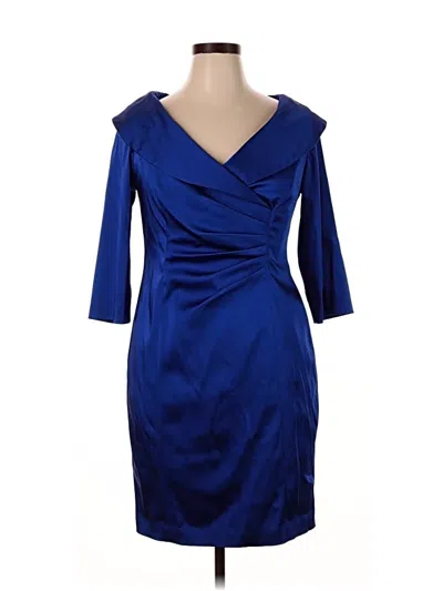Kay Unger Cocktail Dress In Blue