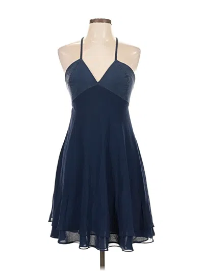 Pre-owned Kay Unger Cocktail Dress In Blue