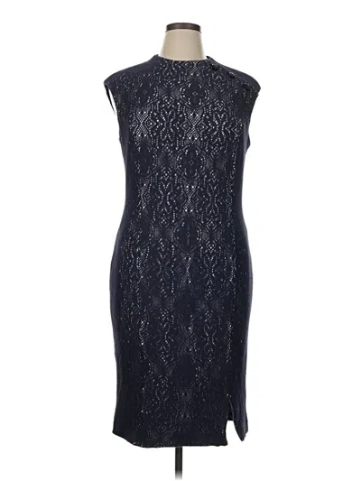 Pre-owned Kay Unger Cocktail Dress In Blue