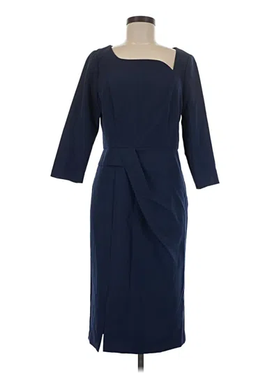 Pre-owned Kay Unger Cocktail Dress In Blue