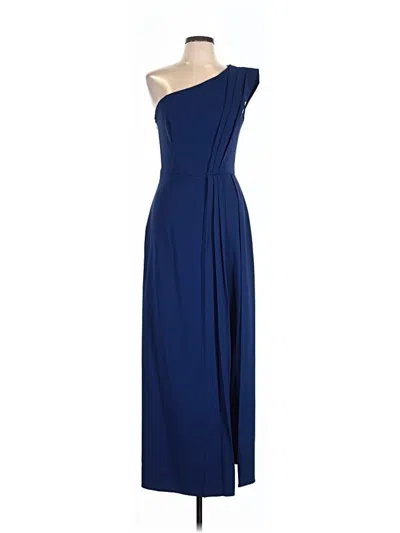 Pre-owned Kay Unger Cocktail Dress In Blue
