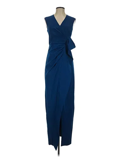 Pre-owned Kay Unger Cocktail Dress In Blue