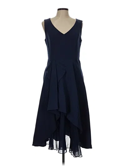 Pre-owned Kay Unger Cocktail Dress In Blue