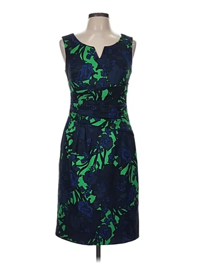 Pre-owned Kay Unger Cocktail Dress In Blue