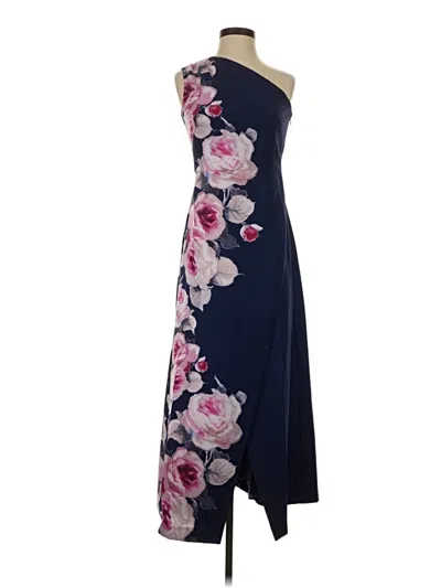 Pre-owned Kay Unger Cocktail Dress In Blue