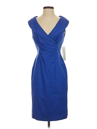Kay Unger Cocktail Dress In Blue
