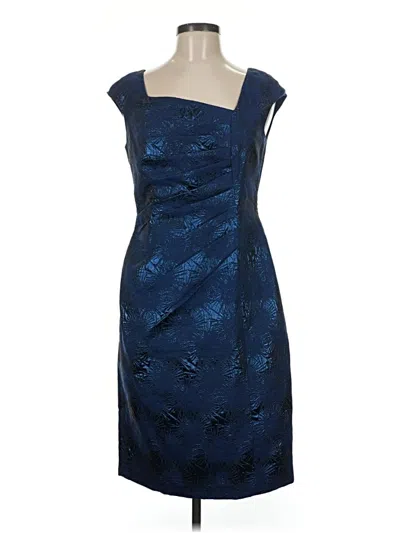 Pre-owned Kay Unger Cocktail Dress In Blue