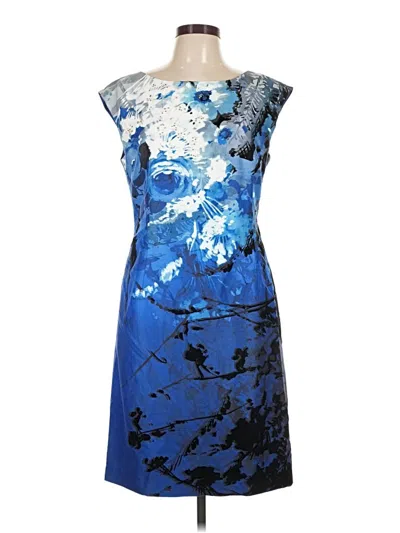 Pre-owned Kay Unger Cocktail Dress In Blue
