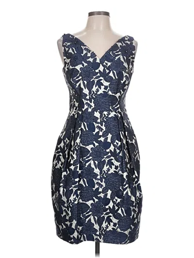 Pre-owned Kay Unger Cocktail Dress In Blue