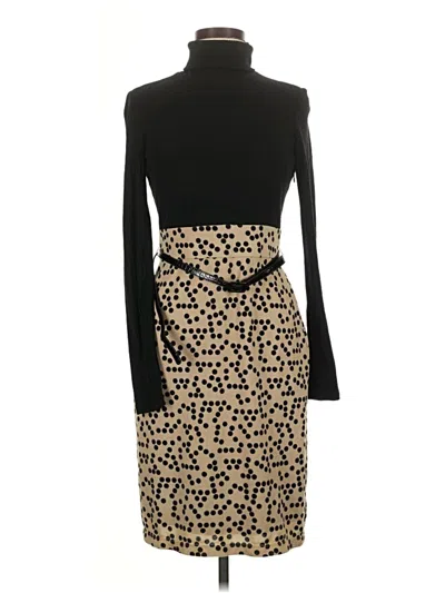 Pre-owned Kay Unger Cocktail Dress In Brown