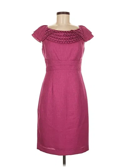 Pre-owned Kay Unger Cocktail Dress In Burgundy