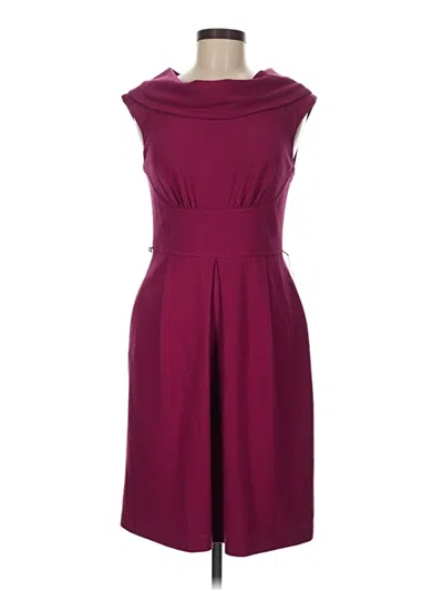 Pre-owned Kay Unger Cocktail Dress In Burgundy