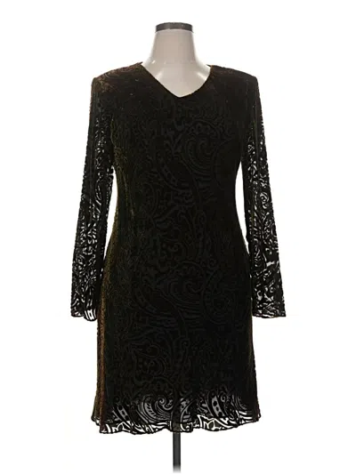 Pre-owned Kay Unger Cocktail Dress In Gold