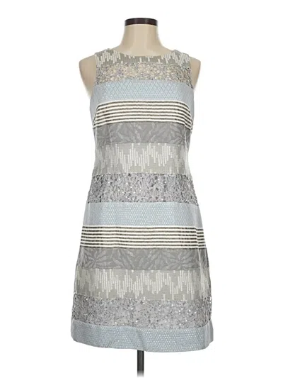 Pre-owned Kay Unger Cocktail Dress In Gray