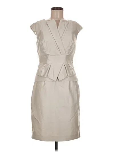 Pre-owned Kay Unger Cocktail Dress In Gray