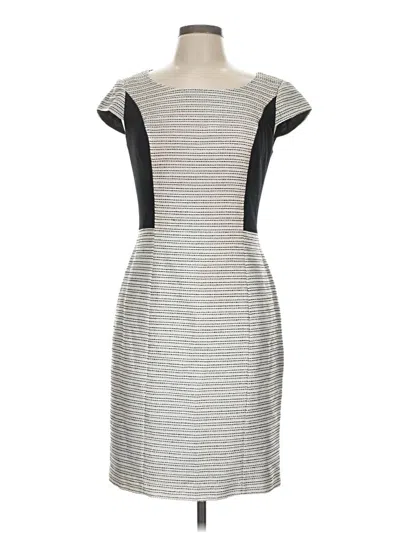 Pre-owned Kay Unger Cocktail Dress In Gray